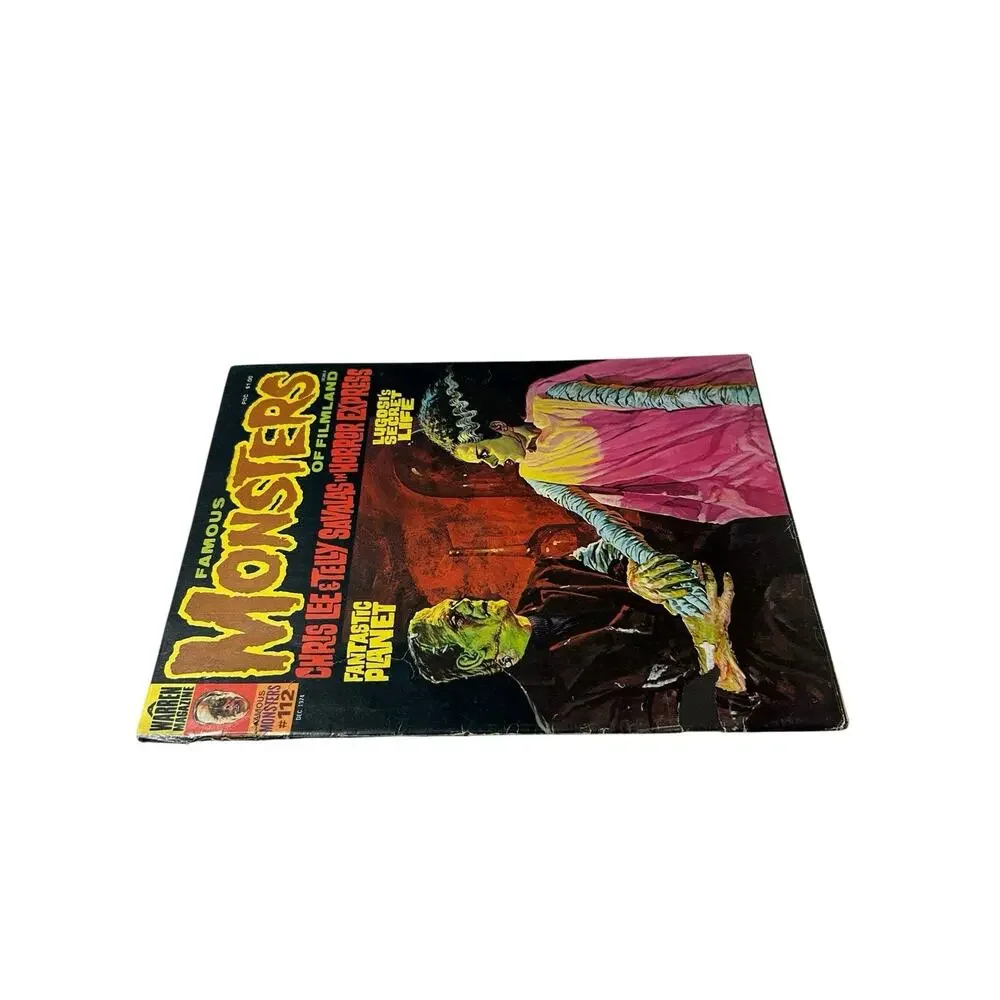 December 1974 FAMOUS MONSTERS OF FILMLAND #112 Magazine 4pix